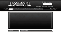 Desktop Screenshot of haurakihomebrew.co.nz
